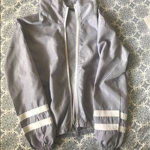 Gray Windbreaker